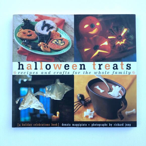 Vintage 1998 Halloween Treats Recipes Crafts Cookbook Holiday Donata Maggipinto - Picture 1 of 6